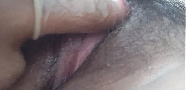  Masturbating with my toy but too hard to get it in